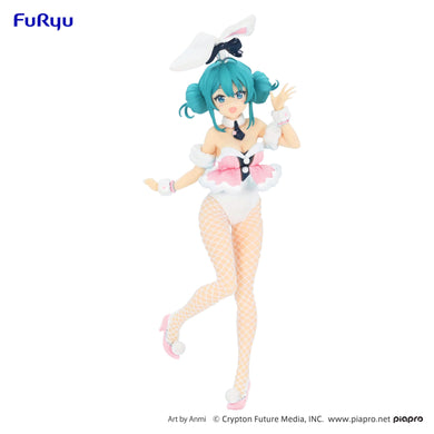Furyu USA (AMU-SHP0714) Hatsune Miku BiCute Bunnies Figure - Hatsune Miku /White Rabbit Baby Pink ver.