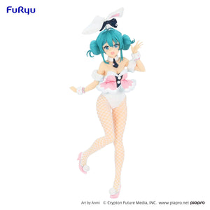 <b> [DAMAGED BOX] </b> Furyu USA (AMU-SHP0714) Hatsune Miku BiCute Bunnies Figure - Hatsune Miku /White Rabbit Baby Pink ver.