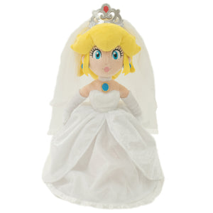 Little Buddy Super Mario Odyssey Peach Bride (Wedding Style) Plush, 13.5"