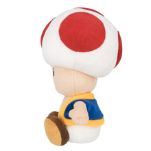 Little Buddy Super Mario All Star Collection Toad (Medium) Sitting Plush, 10" - 11417T