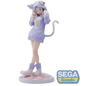 Sega USA (115-1101629) Luminasta Re:Zero -Starting Life In Another World Emilia Mofumofu Pack Figure 4580779526049