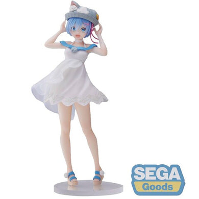 Sega USA (115-1102788) Luminasta Re:Zero Starting Life In Another World Rem -Nyatsu Day- Figure 4580779529637