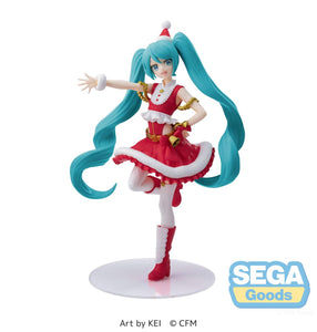 Sega USA (115-1105537) Luminasta Hatsune Miku Series Hatsune Miku Christmas 2023 Figure 4580779536628