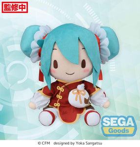 Sega USA (115-1118399) fuwa petit "Hatsune Miku Series" M Plush "Hatsune Miku" Going Out Series Chinatown Ver. 4582733447490
