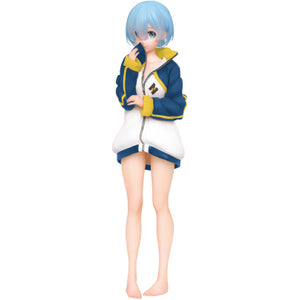 Taito USA (451604200) Re:Zero Starting Life in Another World Precious Figure - Rem (Subaru's Jersey Ver.) 840342400485