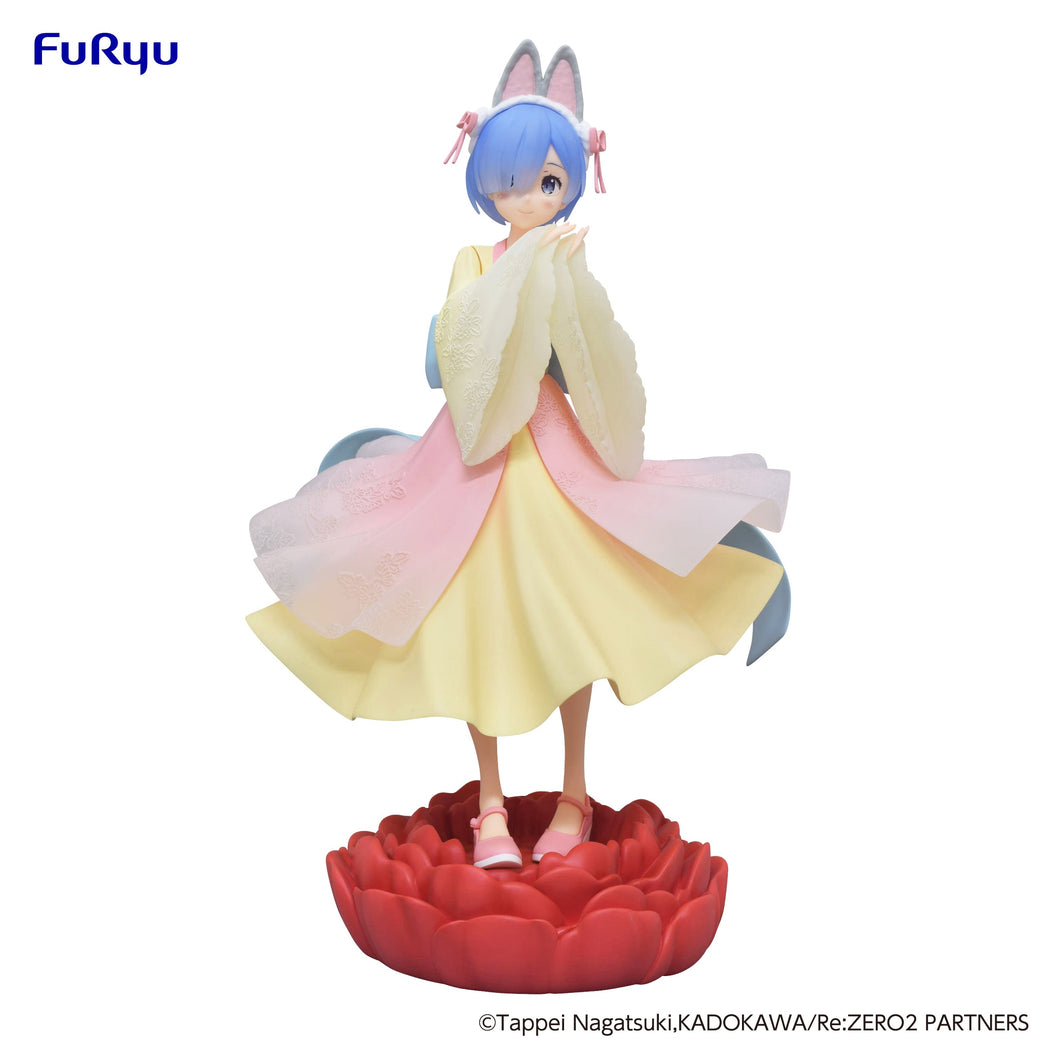 <b> [DAMAGED BOX] </b>  Furyu USA (AMU-SHP0824) Re:Zero Starting Life in Another World Exceed Creative Figure - Rem / Little Rabbit Girl