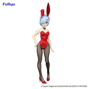 Furyu USA (AMU-SHP1091) Re:Zero Starting Life In Another World Bicute Bunnies Figure - Rem Red Color Ver.