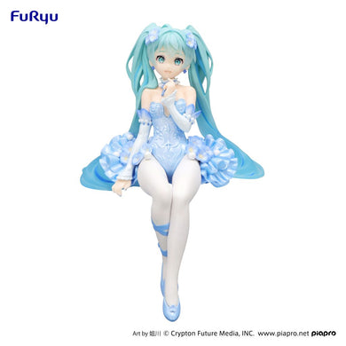Furyu USA (AMU-SHP2270 Hatsune Miku Noodle Stopper Figure -Flower Fairy Nemophila Pail Blue Color ver.-