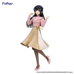 Furyu USA (AMU-SHP2302) Rascal Does Not Dream Series Trio-Try-It Figure Mai Sakurajima Spring Outfit Ver.