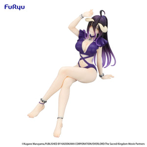 Furyu USA (AMU-SHP2757) Overlord Noodle Stopper Figure Albedo Swimsuit Dark Purple Color Ver.