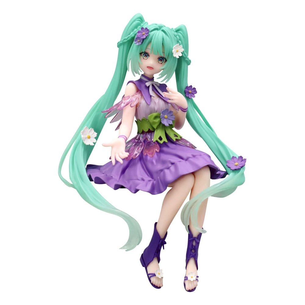 Furyu USA (AMU-SHP2925) Hatsune Miku Noodle Stopper Figure Flower Fairy Cosmos Purple Color Ver.