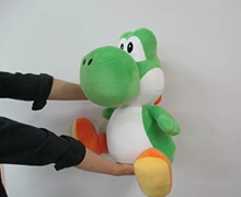 Little Buddy Super Mario All Star Yoshi (Large) Green Yoshi Plush, 18"