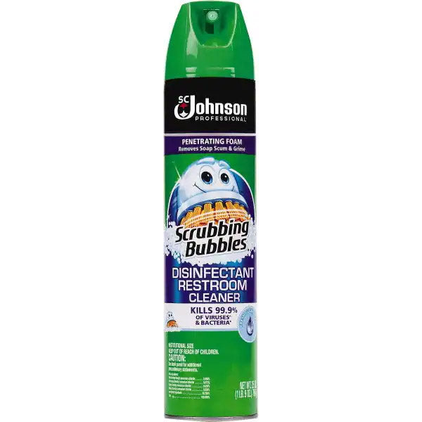 SC Johnson Scrubbing Bubbles 25-oz Aerosol Cans Liquid Multi Surface Bathroom Cleaner
