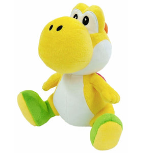 Little Buddy Super Mario All Star Yoshi - Yellow Yoshi Plush, 7"