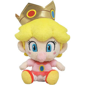 Little Buddy Super Mario All Star Collection Baby Peach Plush, 6"