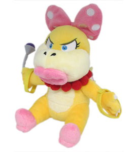 Little Buddy Super Mario Koopalings - Wendy Koopa Plush, 7"