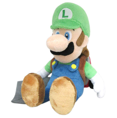 Little Buddy Super Mario Series Luigi's Mansion - Luigi w/ Ghost Vacuum Poltergust Plush, 7