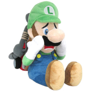 Little Buddy Super Mario Series Luigi's Mansion - Scared Luigi w/ Strobulb Plush, 10"