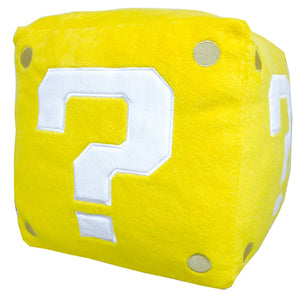 Little Buddy Super Mario Series Coin Box Pillow Cushion Plush, 10"