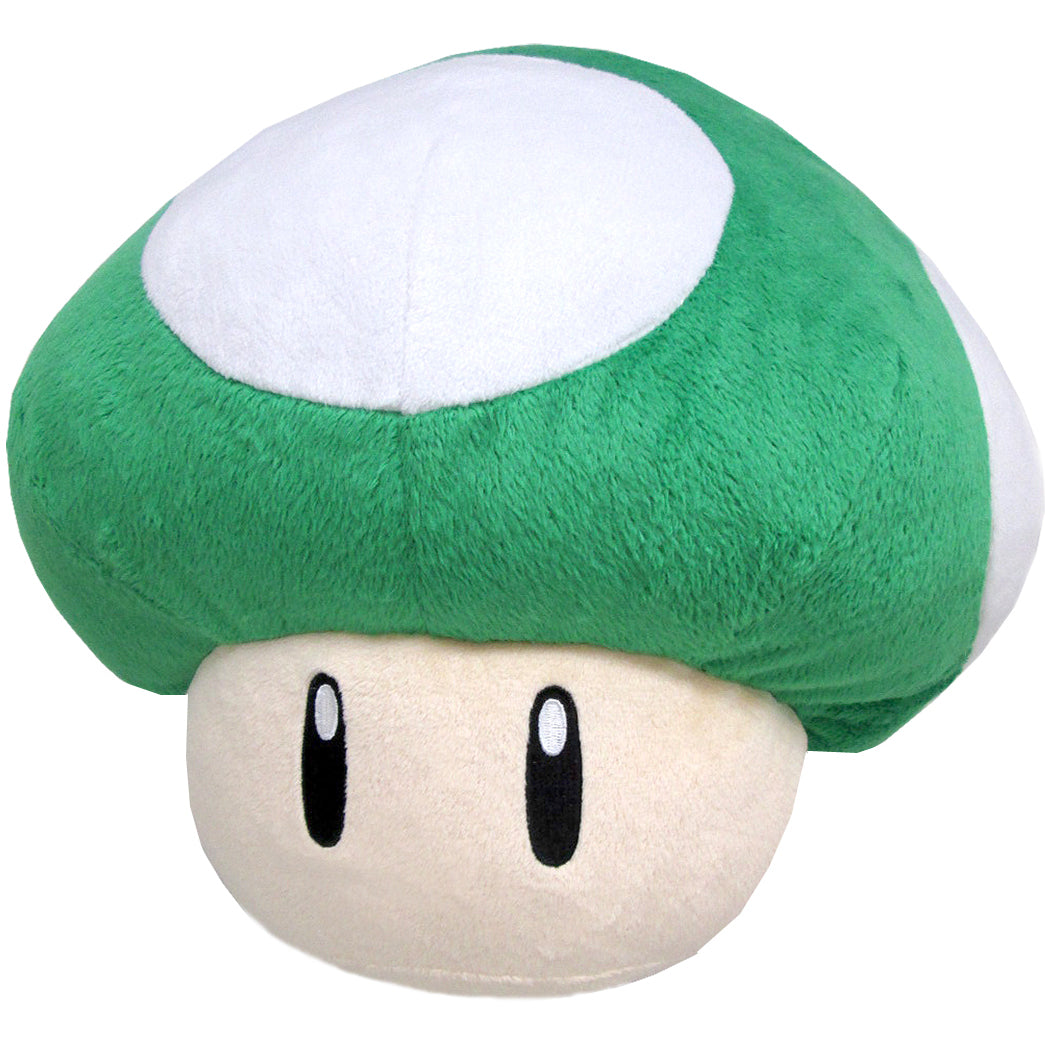 Little Buddy Super Mario Series 1UP Mushroom Pillow Cushion Plush, 11