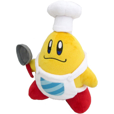Little Buddy Kirby's Adventure All Star Collection Chef Kawasaki Plush, 7.5