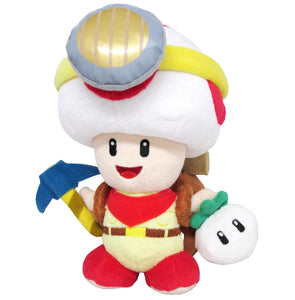 Little Buddy Super Mario Series Captain Toad Standing Plush, 9"