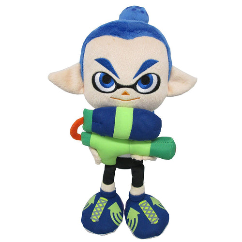Little Buddy Splatoon Inkling Boy Blue Male Plush, 10