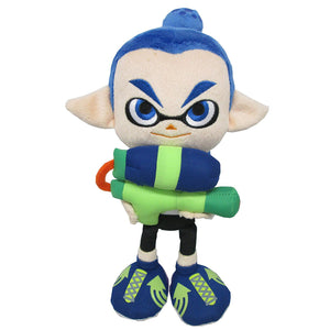 Little Buddy Splatoon Inkling Boy Blue Male Plush, 10"