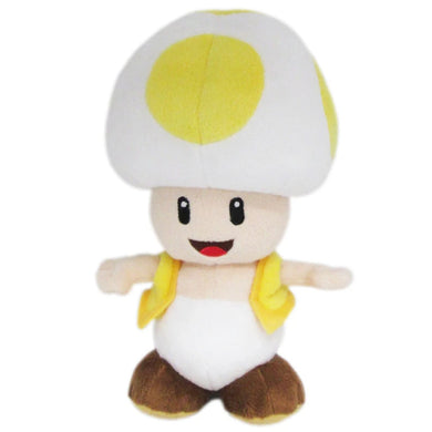 Little Buddy Super Mario All Star Collection Yellow Toad Plush, 8