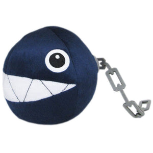 Little Buddy Super Mario All Star Collection Chain Chomp Plush, 5"