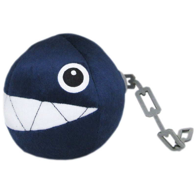 Little Buddy Super Mario All Star Collection Chain Chomp Plush, 5