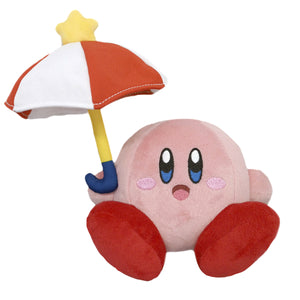 Little Buddy Kirby's Adventure All Star Collection Umbrella / Parasol Kirby Plush, 7"