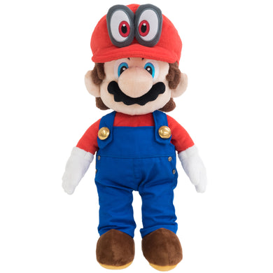 Little Buddy Super Mario Odyssey Mario with Removable Red Cappy Hat (Odyssey Style) Plush, 13