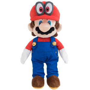 Little Buddy Super Mario Odyssey Mario with Removable Red Cappy Hat (Odyssey Style) Plush, 13"