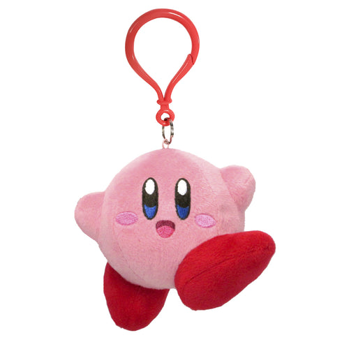 Little Buddy Kirby's Adventure - Kirby Jumping Pose Plush Dangler, 3.5