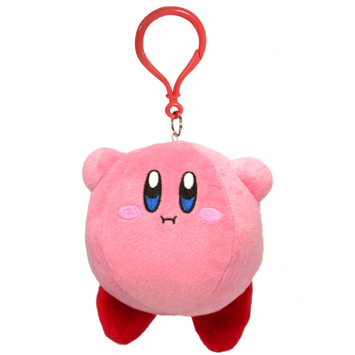 Little Buddy Kirby's Adventure - Kirby Hovering Pose Plush Dangler, 3.5