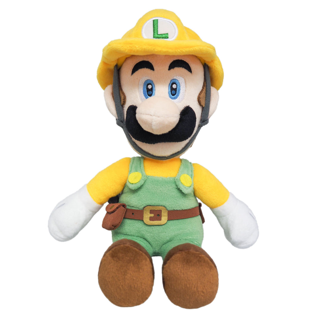 Little Buddy Super Mario Maker 2 Builder Luigi Plush, 10