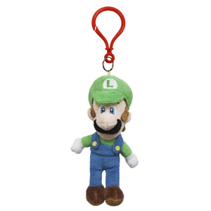 Little Buddy 1833 Super Mario Plush Dangler - Luigi, 7"
