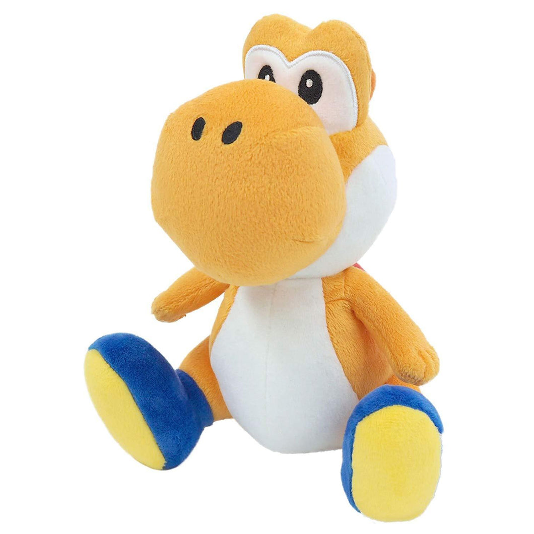 Little Buddy Super Mario All Star Yoshi - Orange Yoshi Plush, 7