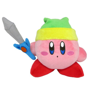 Little Buddy Kirby's Adventure All Star Collection Sword Kirby Plush, 6"