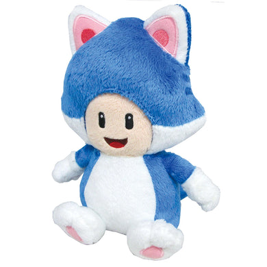 Little Buddy Super Mario 3D World Series Neko Cat Toad Plush, 8