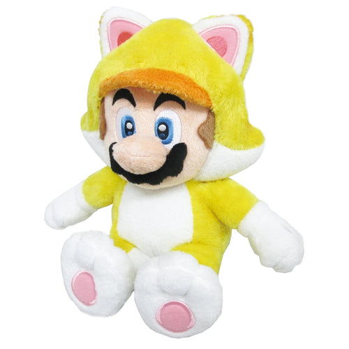 Little Buddy Super Mario 3D World Series Neko Cat Mario Plush, 10